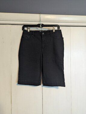 Gloria Vanderbilt, Black Bermuda Shorts